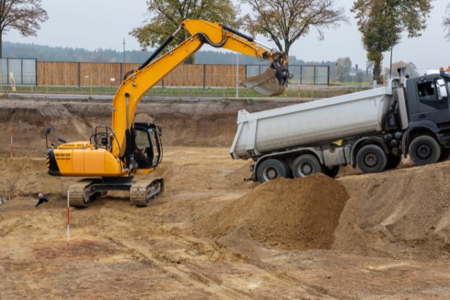 Earthmoving in Melbourns northen suburbs